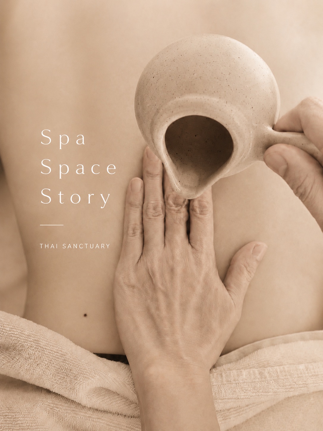 Spa Space Story - Pouring Oil